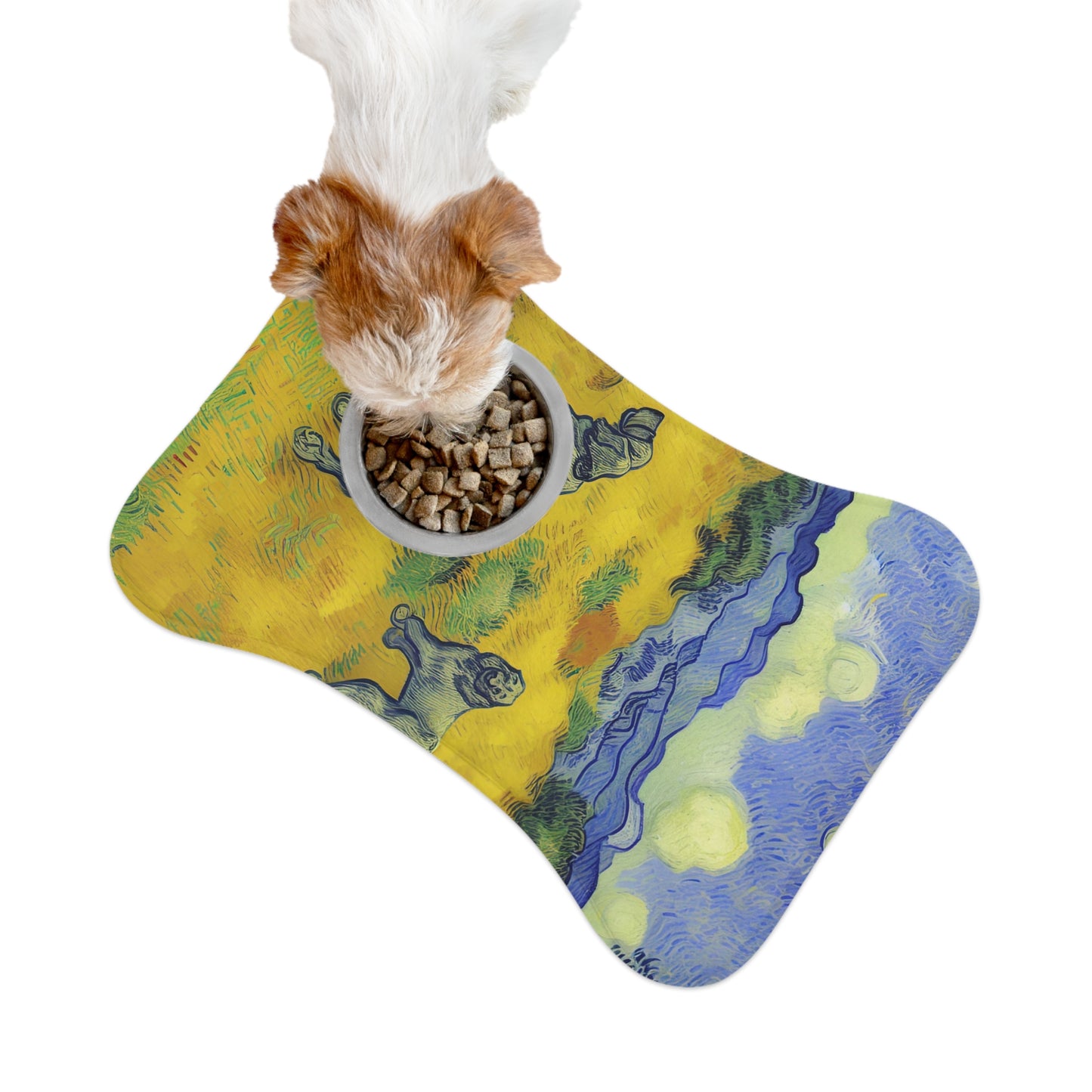 Pet Food Mats For Cats | Golden Fields | ZwoLife