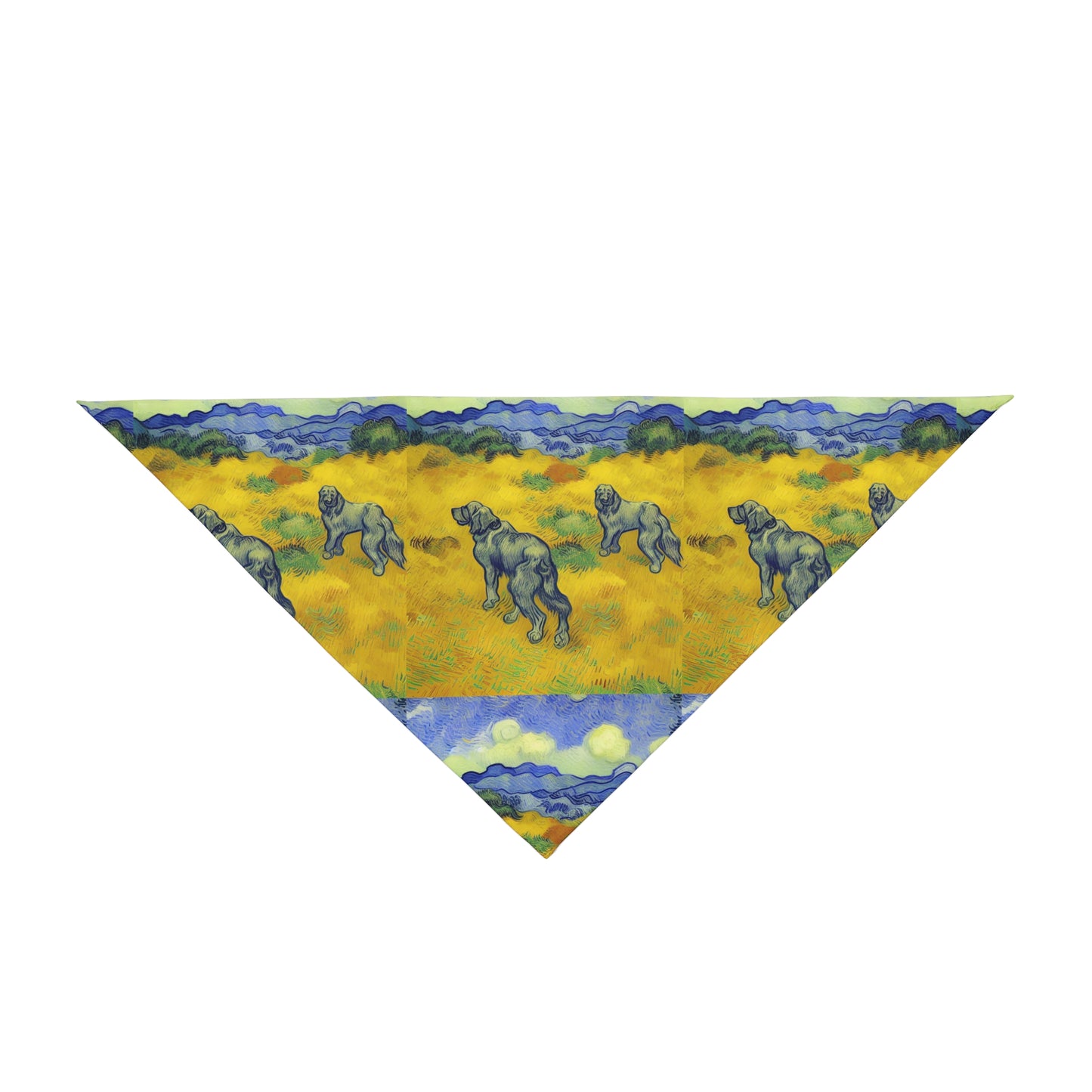 Stylish Bandana For Dogs | Golden Fields | ZwoLife