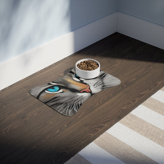 Dog Bowl Mat | Blue Eyes | ZwoLife