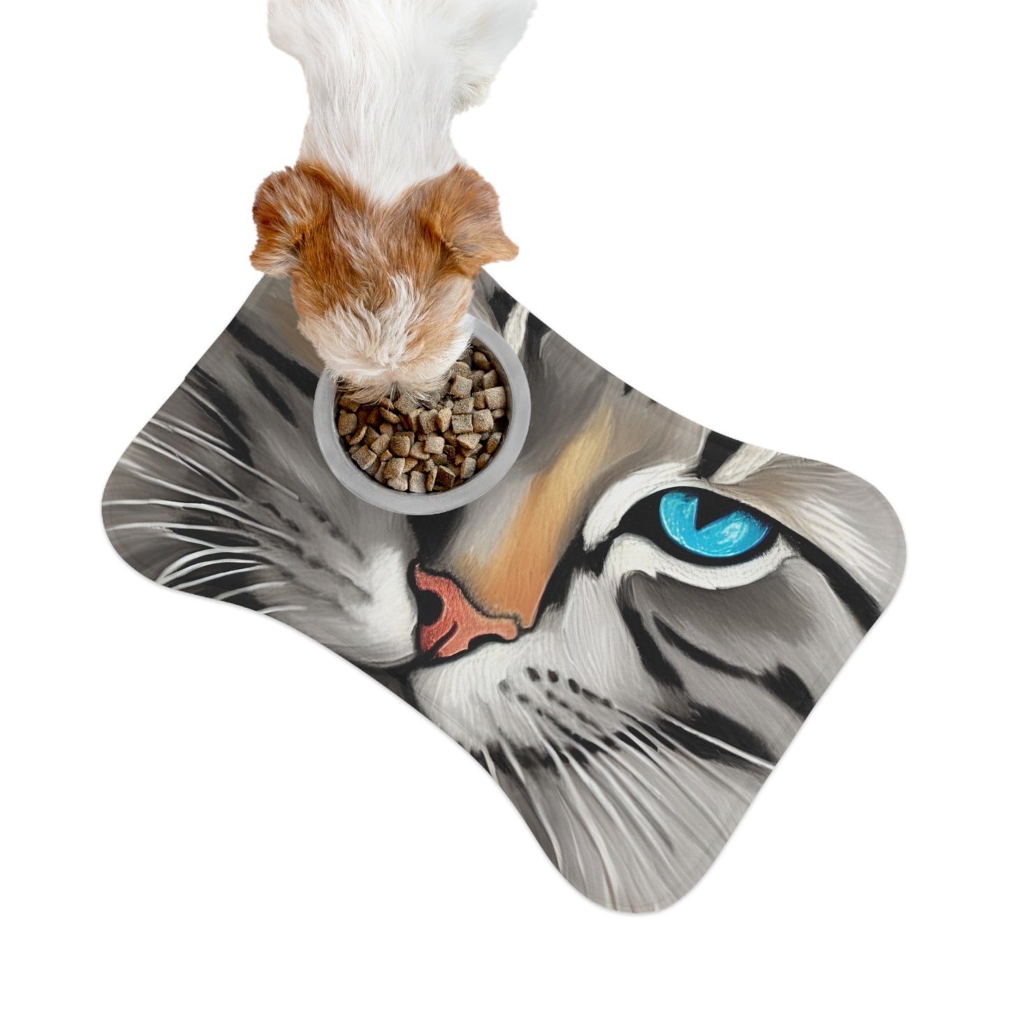 Dog Bowl Mat | Blue Eyes | ZwoLife