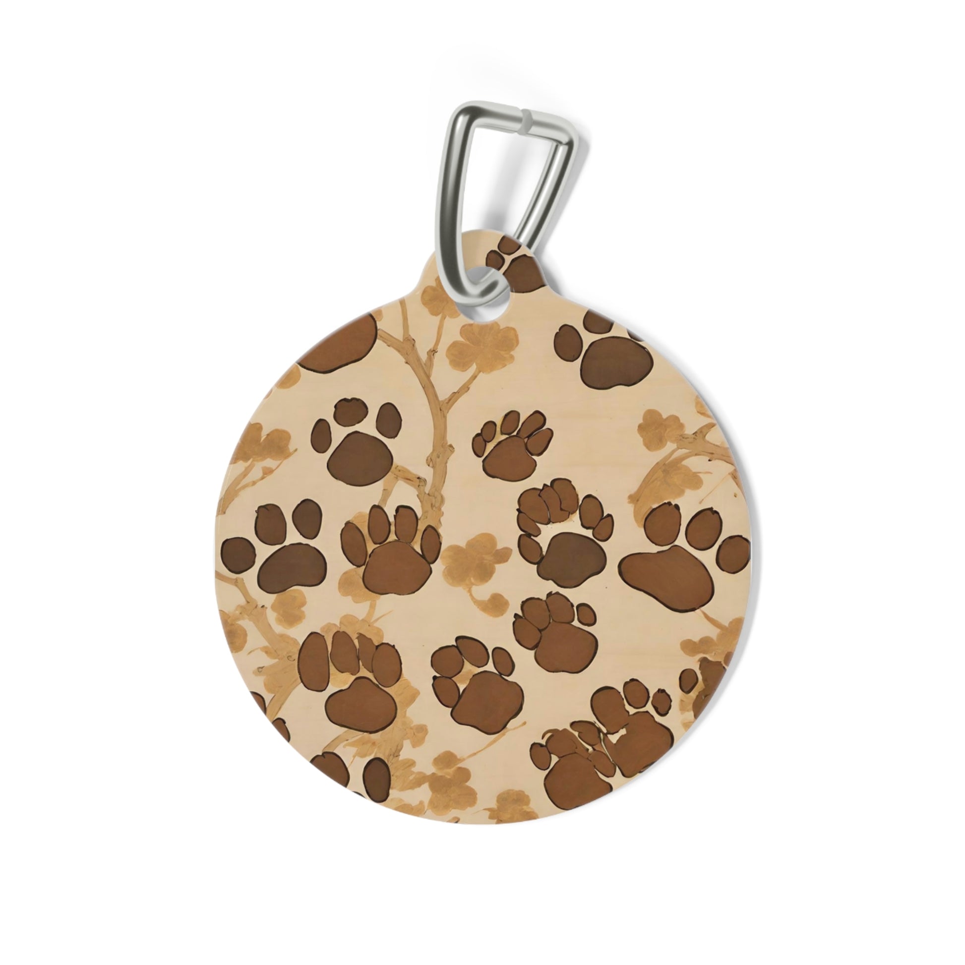 Metal Dog Tags For Collars | Brown Paws | ZwoLife