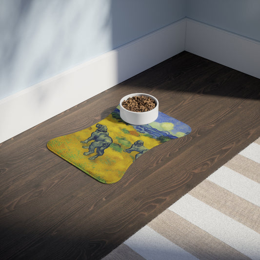 Pet Food Mats For Cats | Golden Fields | ZwoLife