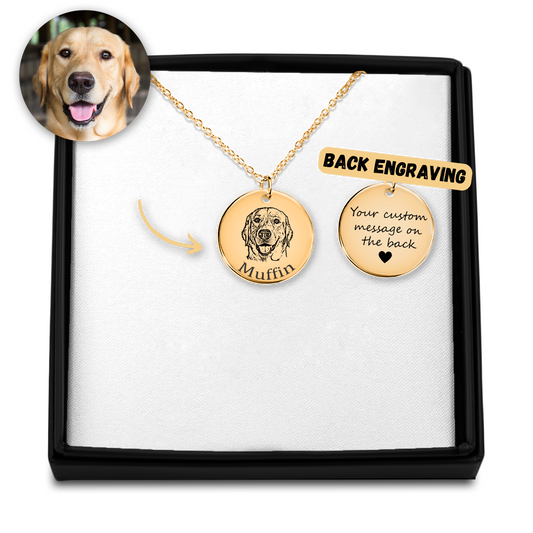 Custom Pet Necklaces | Personalized Pet Portrait Necklace | ZwoLife