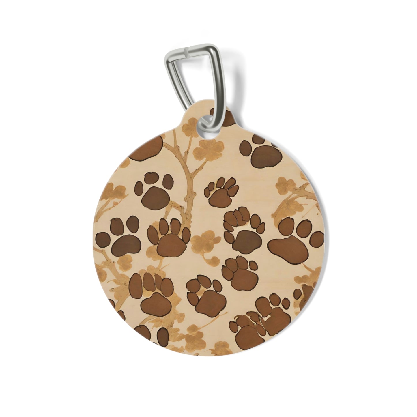 Metal Dog Tags For Collars | Brown Paws | ZwoLife